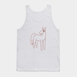 Stupid Horse - Lineart Tank Top